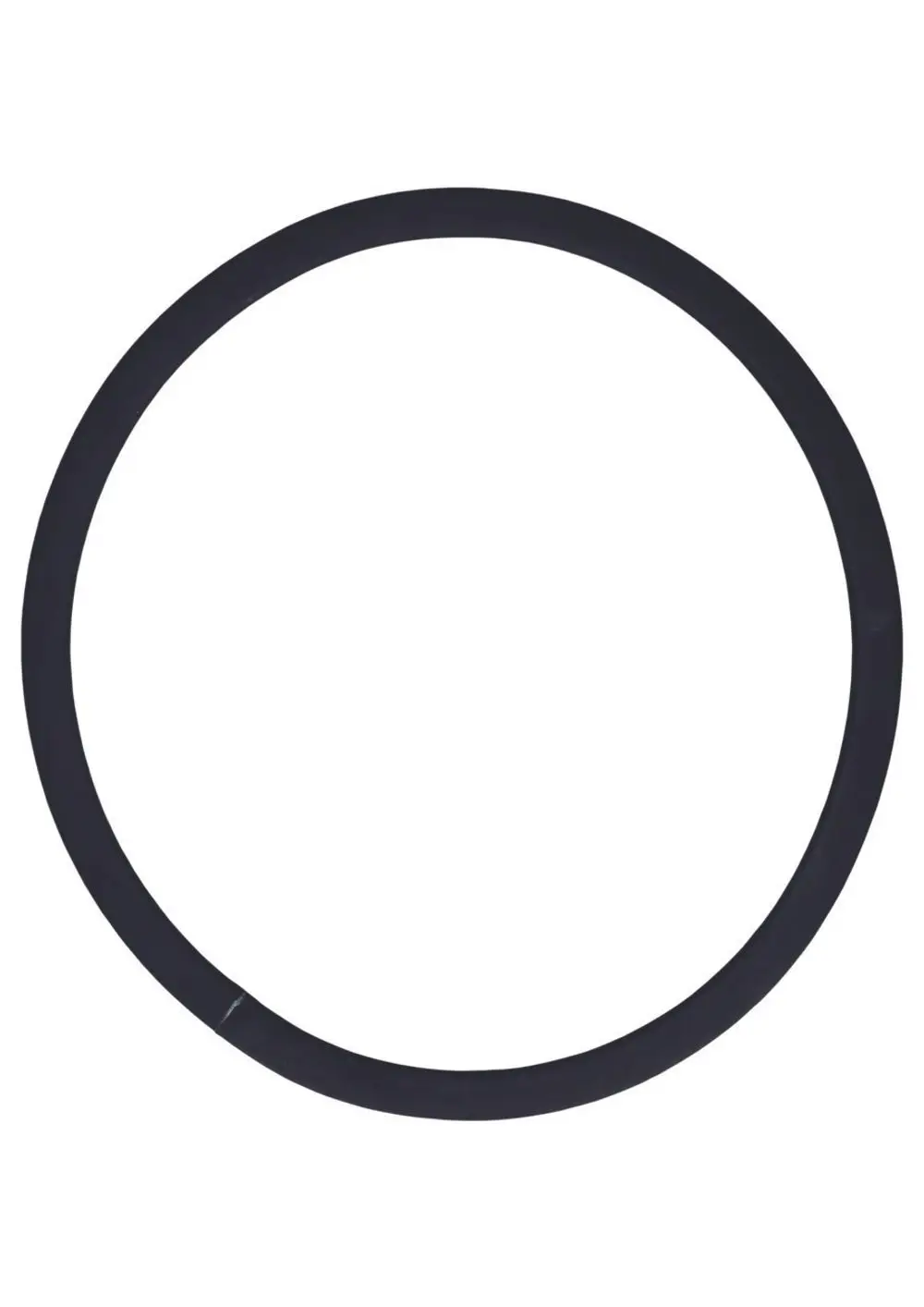 Schwarze, runde Dichtschnur mit gleichmäßiger Dicke, geeignet als Ersatzteil von Judo, montierbar in passenden Anwendungen.